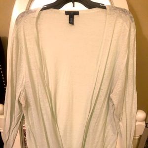 Perfect wrap for Spring! Sheer tiered cardigan!